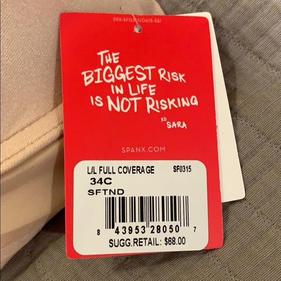 BNWT Nude Full Cup Spanx Bra - Picture 2 of 6